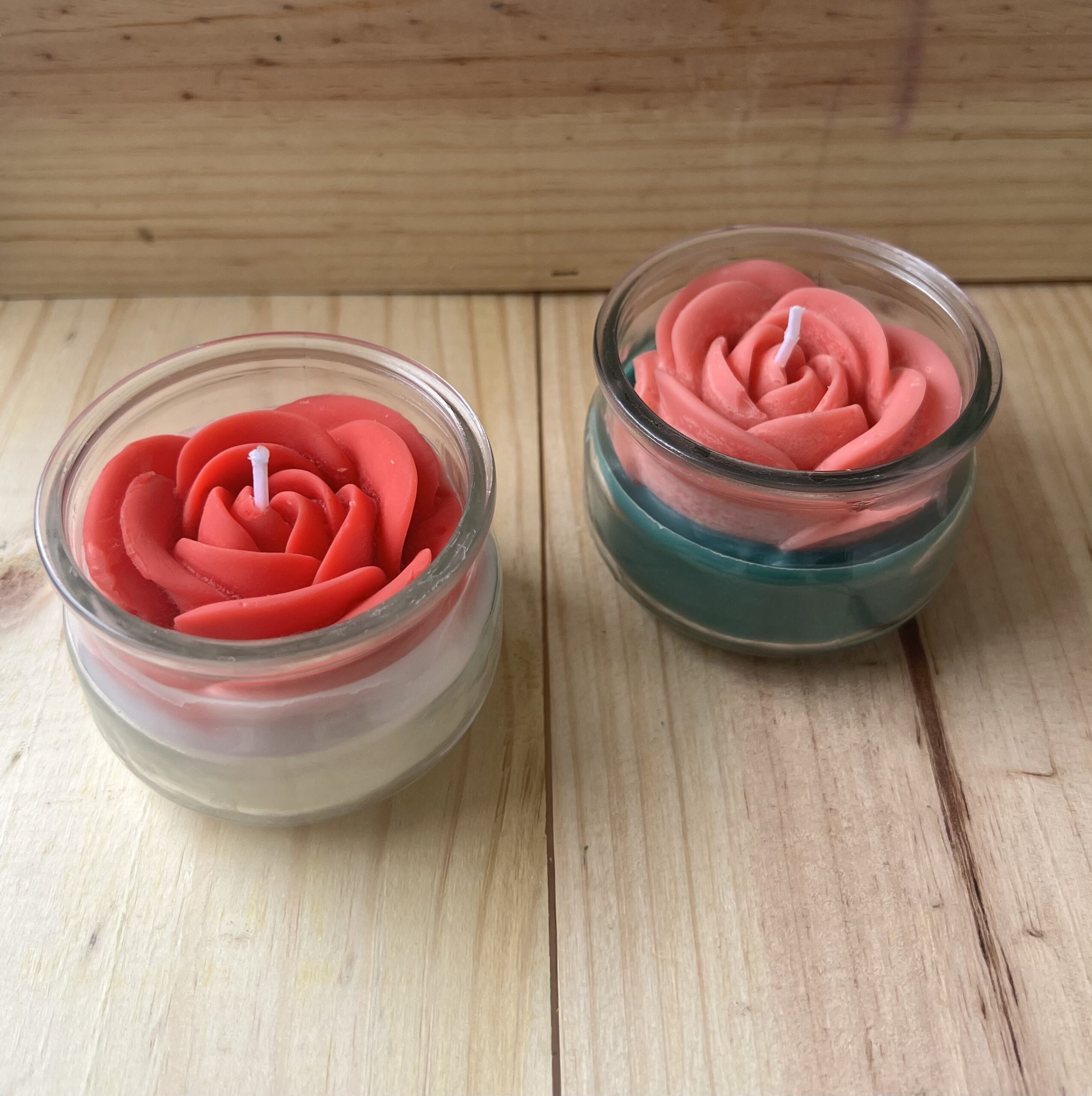 Bougie rose